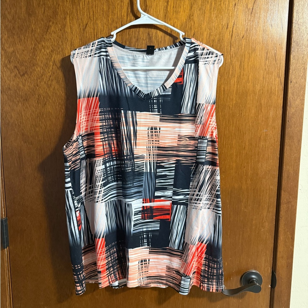 SHEIN Multicolor Geometric Tank Top